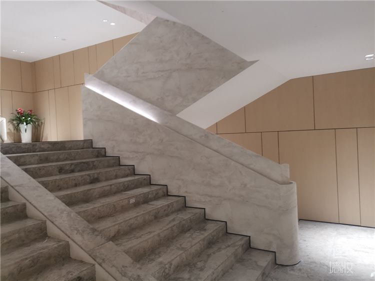 售樓部木紋膜施工