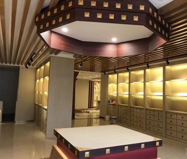  成都藏醫院木紋膜貼膜案例展示-PVC裝飾貼膜