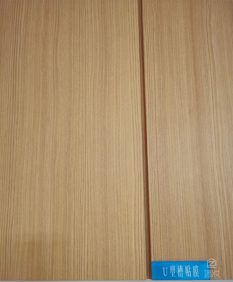 木紋膜貼膜常見槽口施工方法展示-PVC裝飾貼膜