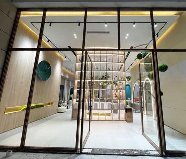 售樓部使用LG裝飾木紋膜裝修案例-pvc裝飾貼膜