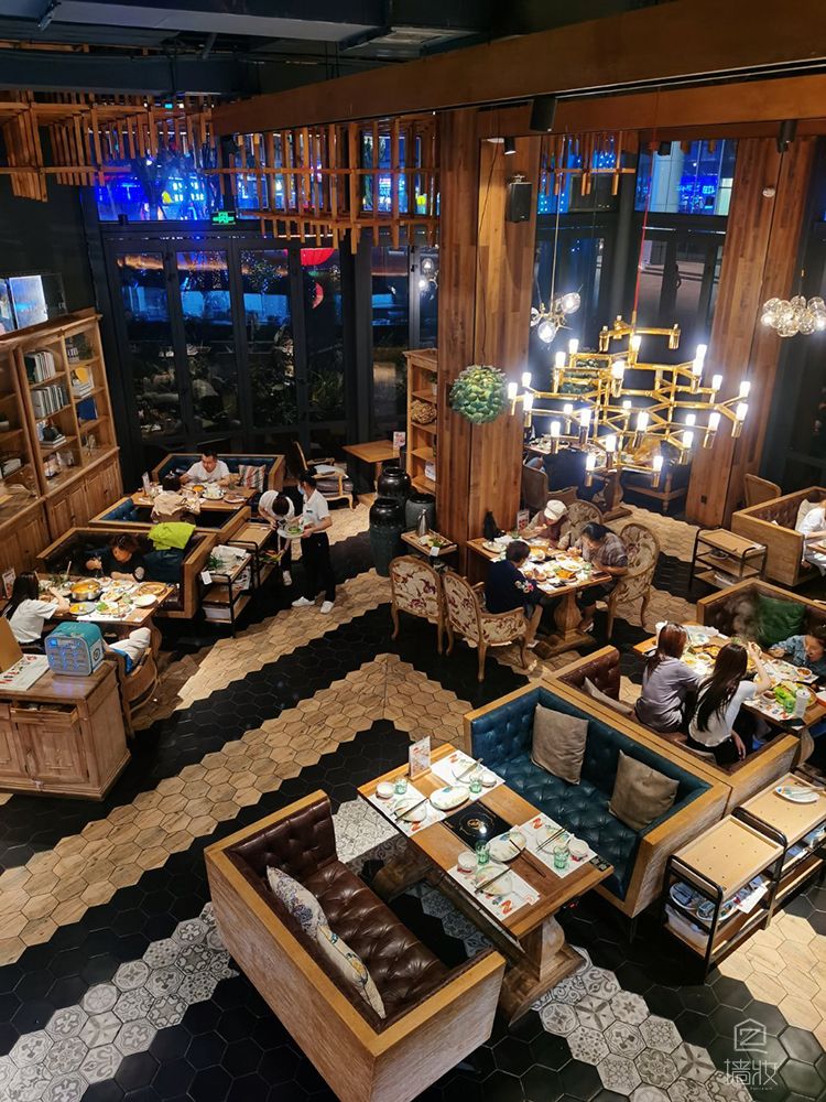 火鍋店 LG木紋膜 pvc裝飾貼膜