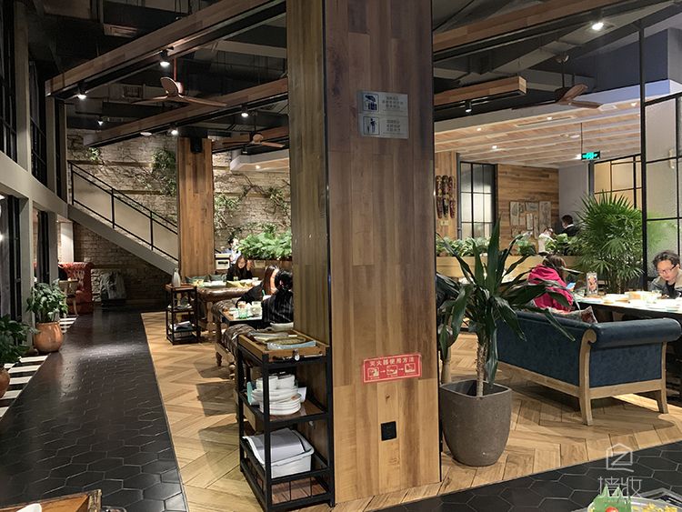 火鍋店 LG木紋膜 pvc裝飾貼膜